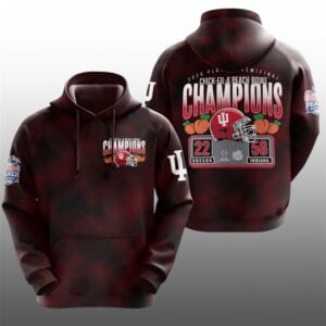 19 Hoosiers 2026 Playoff Semifinal Chick Fil A Peach Bowl Champions Hoodie