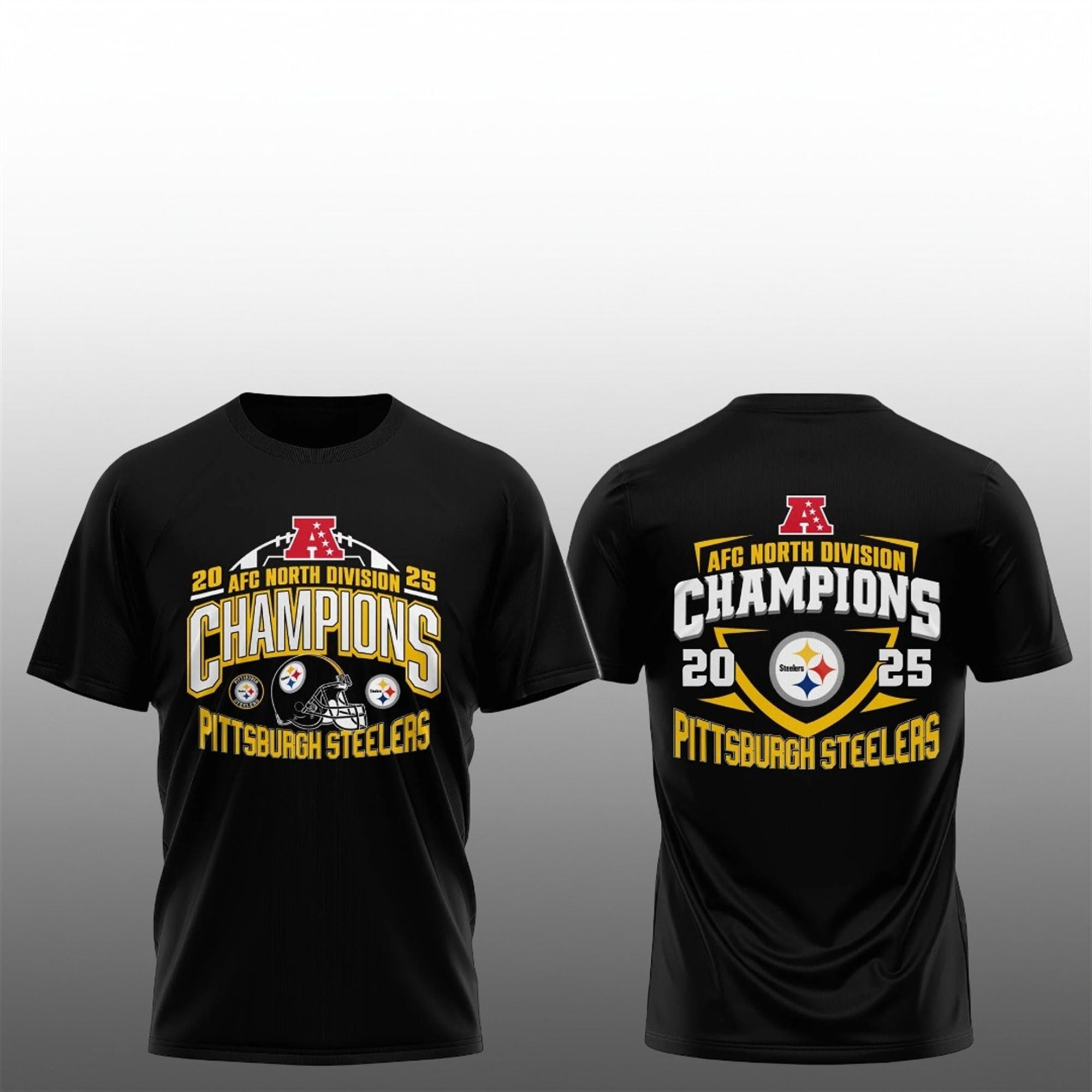 24 2025 Steelers AFC North Division Champions Shirt 24 2025 Steelers AFC North Division Champions Shirt