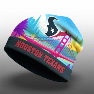 Texans Bowl LX Beanie Hat 1