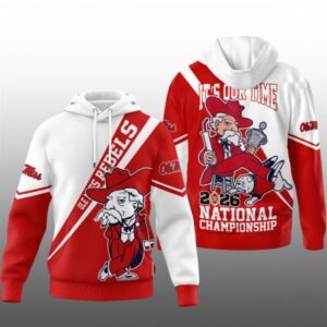 Ole Miss It's Our Time 2026 National Championship Hoodie