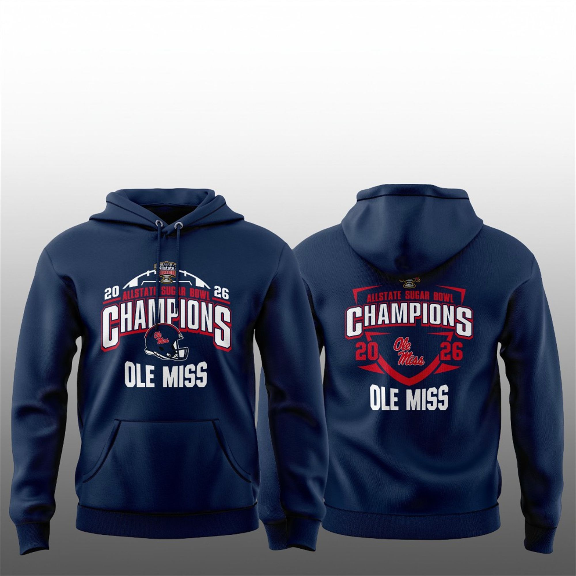 2026 Allstate Sugar Bowl Wins Ole Miss Shirt 2 3 2026 Allstate Sugar Bowl Champions Ole Miss Hoodie