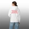 3 Flirt for Fun and Panic When It Works Hoodie