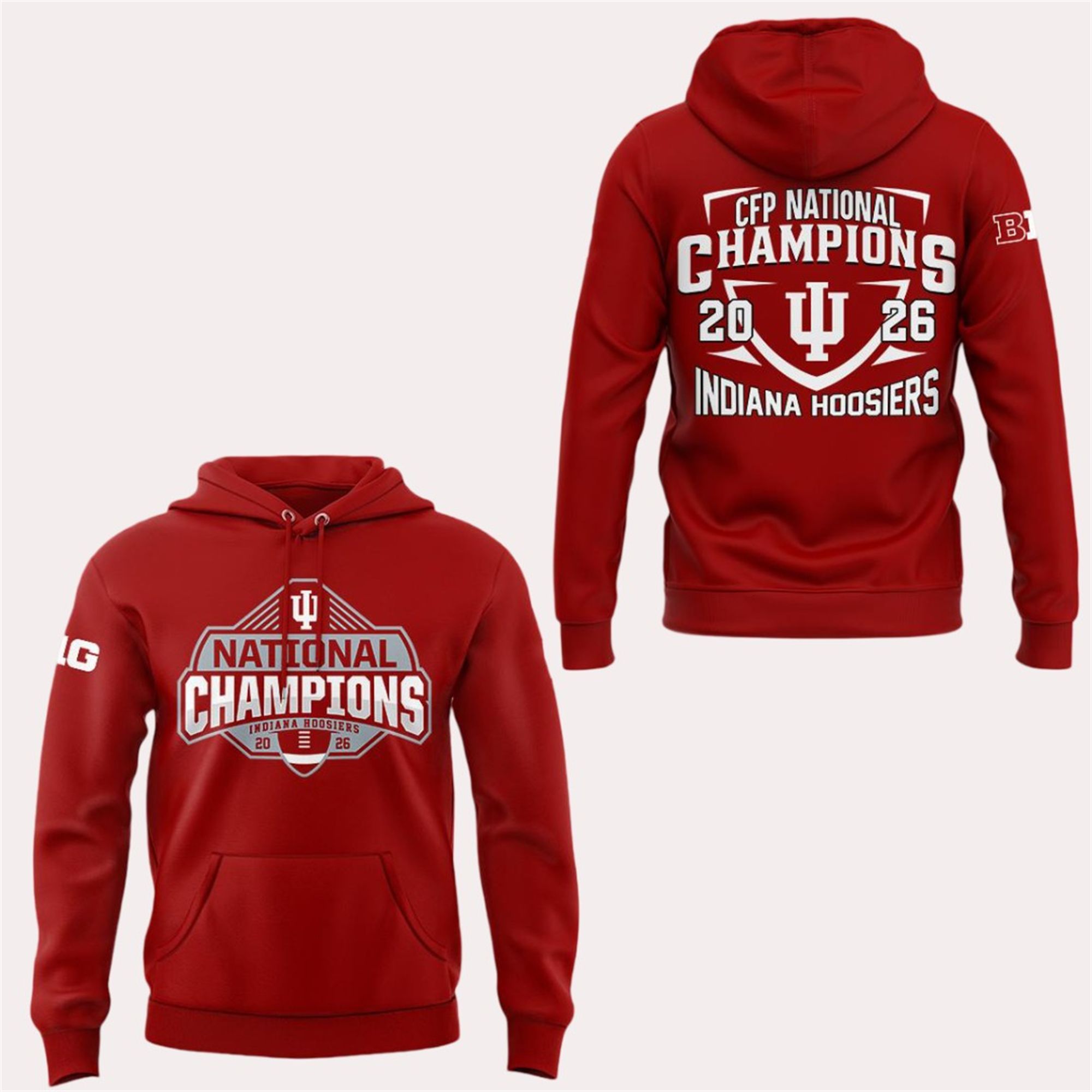 Hoosiers 2025 2026 Season National Champions Hoodie 3 3 Hoosiers 2025 2026 Season National Champions Hoodie 1