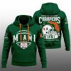 3 Hurricanes 2026 Playstation Fiesta Bowl Champions Hoodie