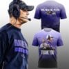Ravens Thank you Coach Harbaugh Ombre Hoodie 3 3 Ravens Thank you Coach Harbaugh Ombre Shirt