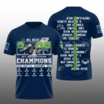 1 Seed 2025 NFC West Division Champions Seahawks Shirt