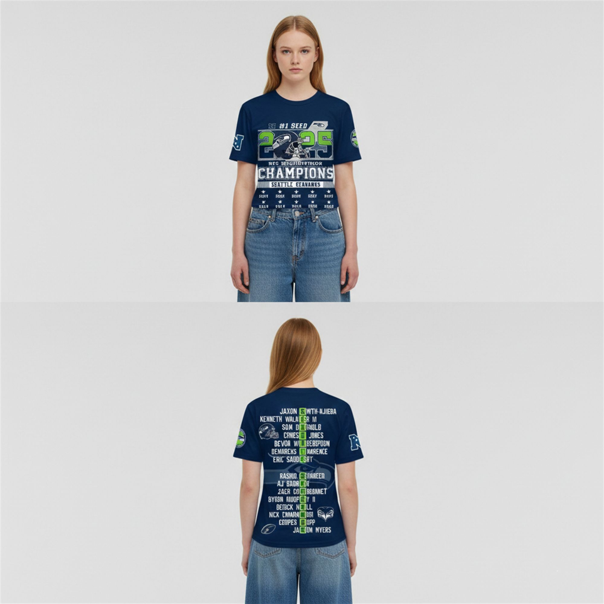 34 1 Seed 2025 NFC West Division Champions Seahawks Shirt 34 1 Seed 2025 NFC West Division Champions Seahawks Shirt