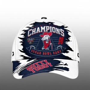 24 Rebels Football Sugar Bowl Champions 2026 Hotty Toddy Cap