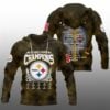4 2025 AFC North Champions Steelers Hoodie