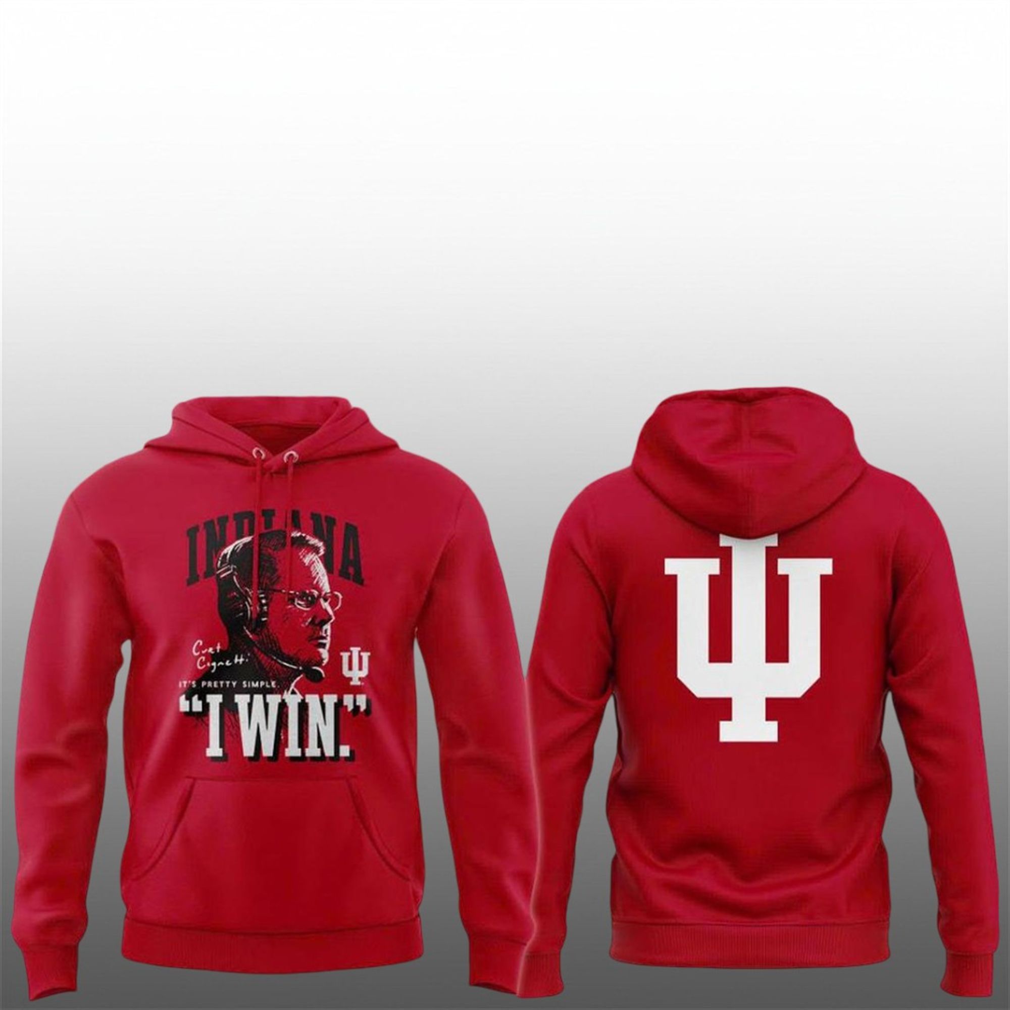 Hoosiers Coach Curt Cignetti I Win National Champs 2026 Hoodie 1 4 Hoosiers Coach Curt Cignetti I Win National Champs 2026 Hoodie