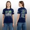 44 Seahawks 1 Seed 2025 NFC West Division Champions Shirt