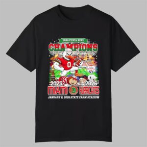 Hurricanes Vrbo Fiesta Bowl Champions 2026 Shirt 0 0