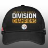 5 2025 AFC North Division Champions Steelers Hat