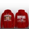 5 Hoosiers Chick fil A Peach Bowl 2026 Champions Zip Hoodie