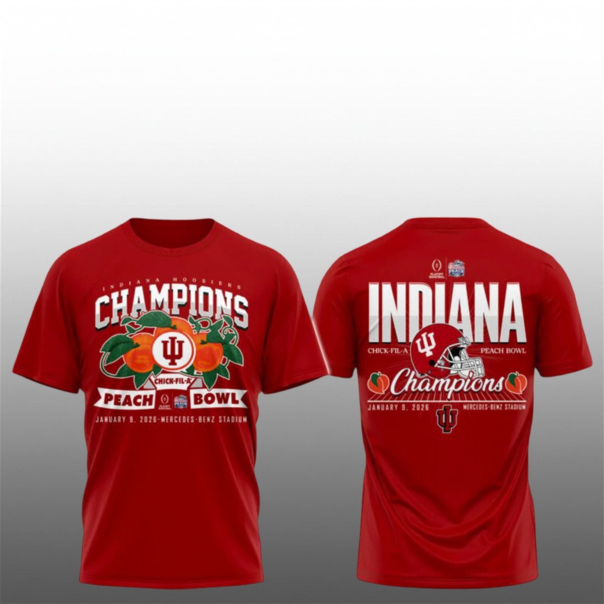 Hoosiers Peach Bowl Champions 2026 Hoodie 3 5 Hoosiers Peach Bowl Champions 2026 Shirt