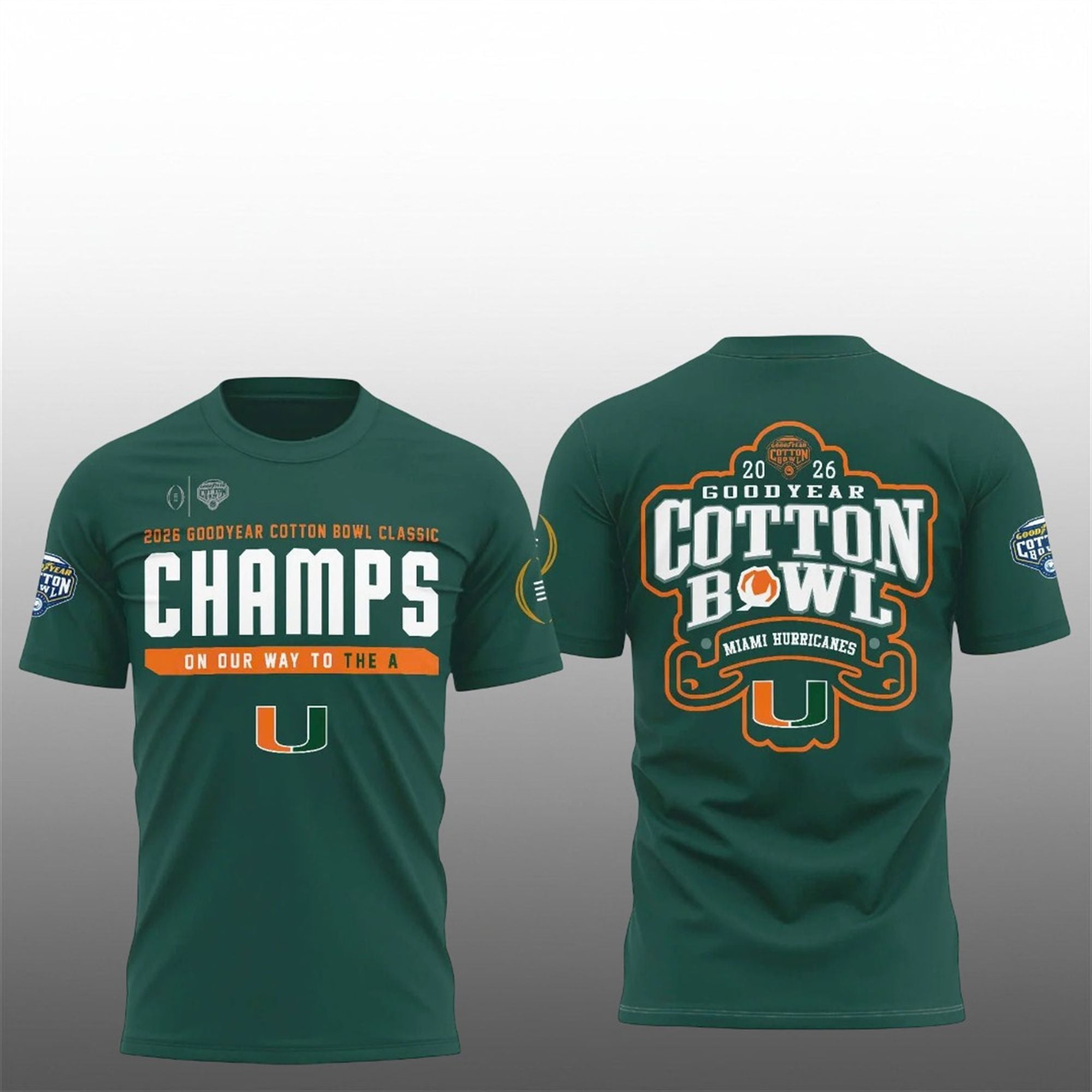 5 Hurricanes Football 2026 Goodyear Cotton Bowl Champs Shirt 5 Hurricanes Football 2026 Goodyear Cotton Bowl Champs Shirt