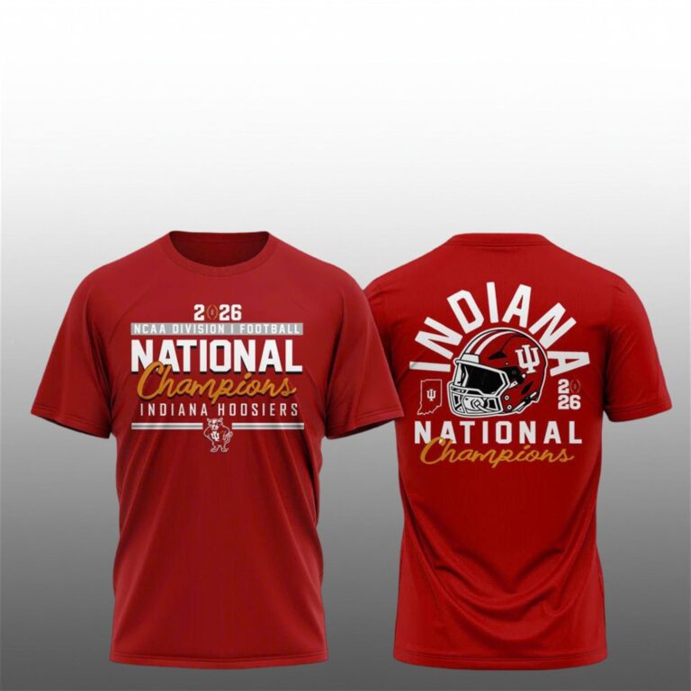 5 Indiana Hoosiers College Football Playoff 2026 National Champions Shirt
