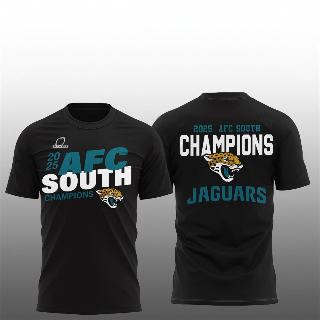 Jaguars 2025 AFC South Champions Shirt 2 5 Jaguars 2025 AFC South Champions Shirt
