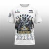 5 Seahawks 2025 NFC Champions Bowl Finish The Job Shirt