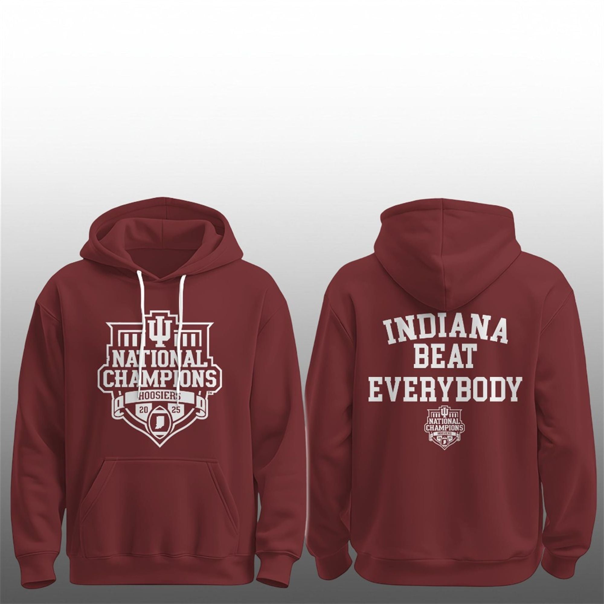 Hoosiers National Champions 2025 Indiana Beat Everybody Shirt 2 6 Hoosiers National Champions 2025 Indiana Beat Everybody Hoodie