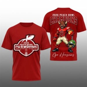 0 Hoosiers 2026 Peach Bowl Champions Go Hoosiers Shirt