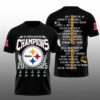 7 2025 Steelers AFC North Division Champions Players Shirt
