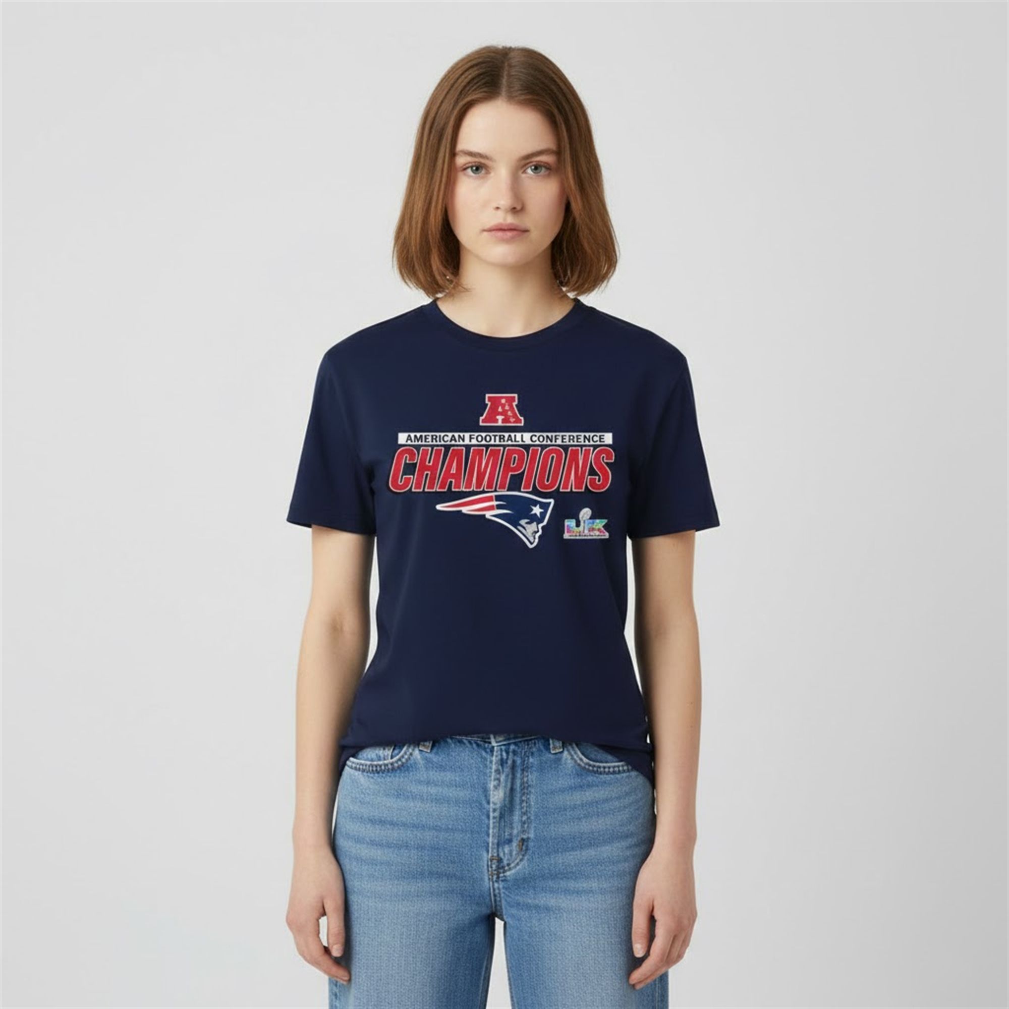 7 2026 Patriots AFC Champions Locker Room Trophy Shirt 7 2026 Patriots AFC Champions Locker Room Trophy Shirt