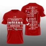 Indiana 2026 Chick Fil A Peach Bowl Champions Never Daunted Imdefeated Shirt
