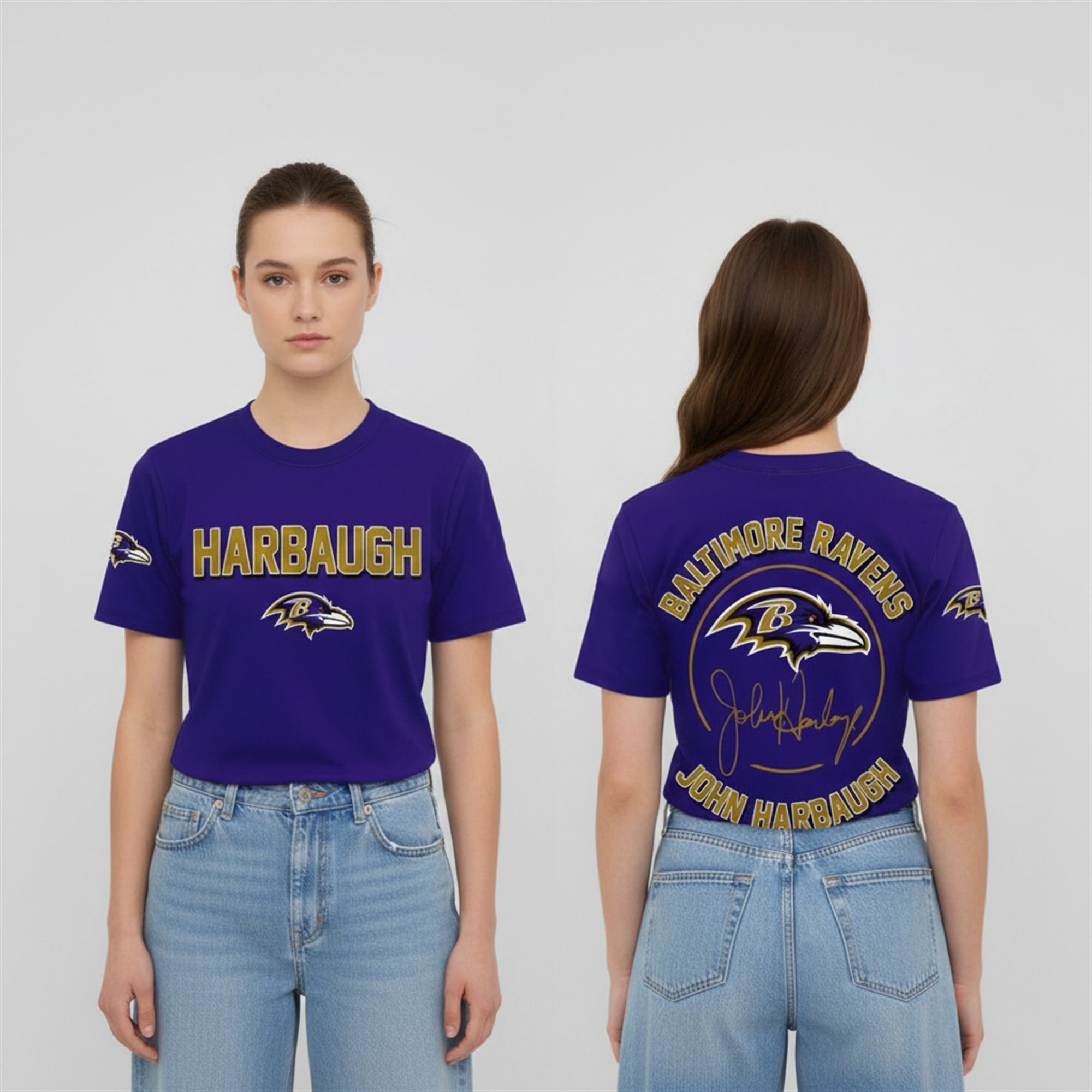 7 Ravens Thank you Coach Harbaugh Shirt 7 Ravens Thank you Coach Harbaugh Shirt