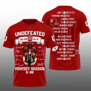 9 Hoosiers Football 2026 Perfect Season Signature Shirt
