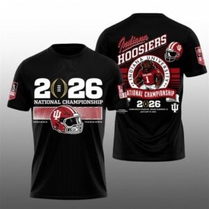 5 Hoosiers Football 2026 National Championship Playoff Shirt