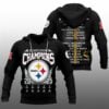 8 2025 Steelers AFC North Division Champions Players Hoodie