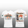 8 2026 Hurricanes Fiesta Bowl Champions Playoffs Shirt