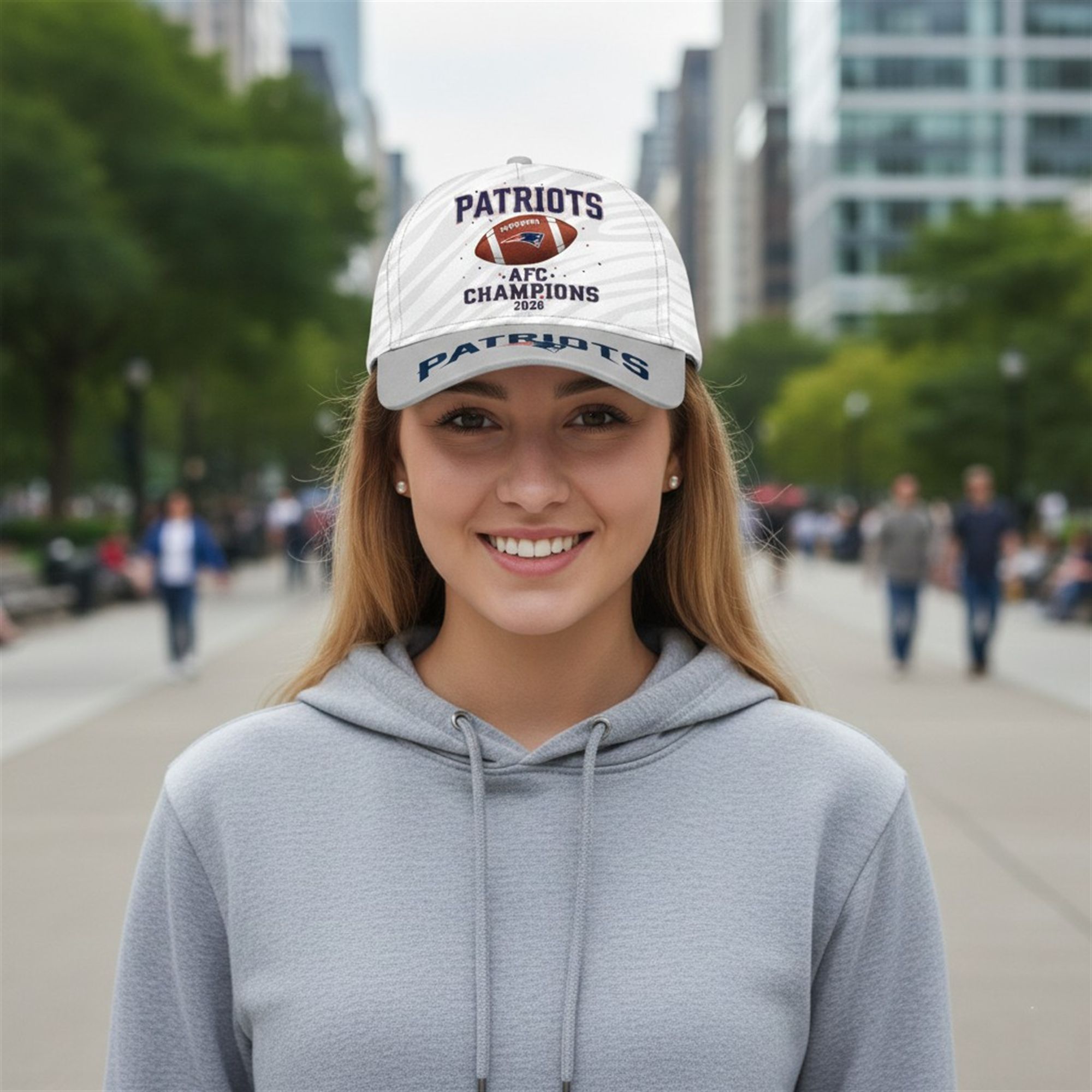 Patriots AFC Champions 2026 Classic Cap