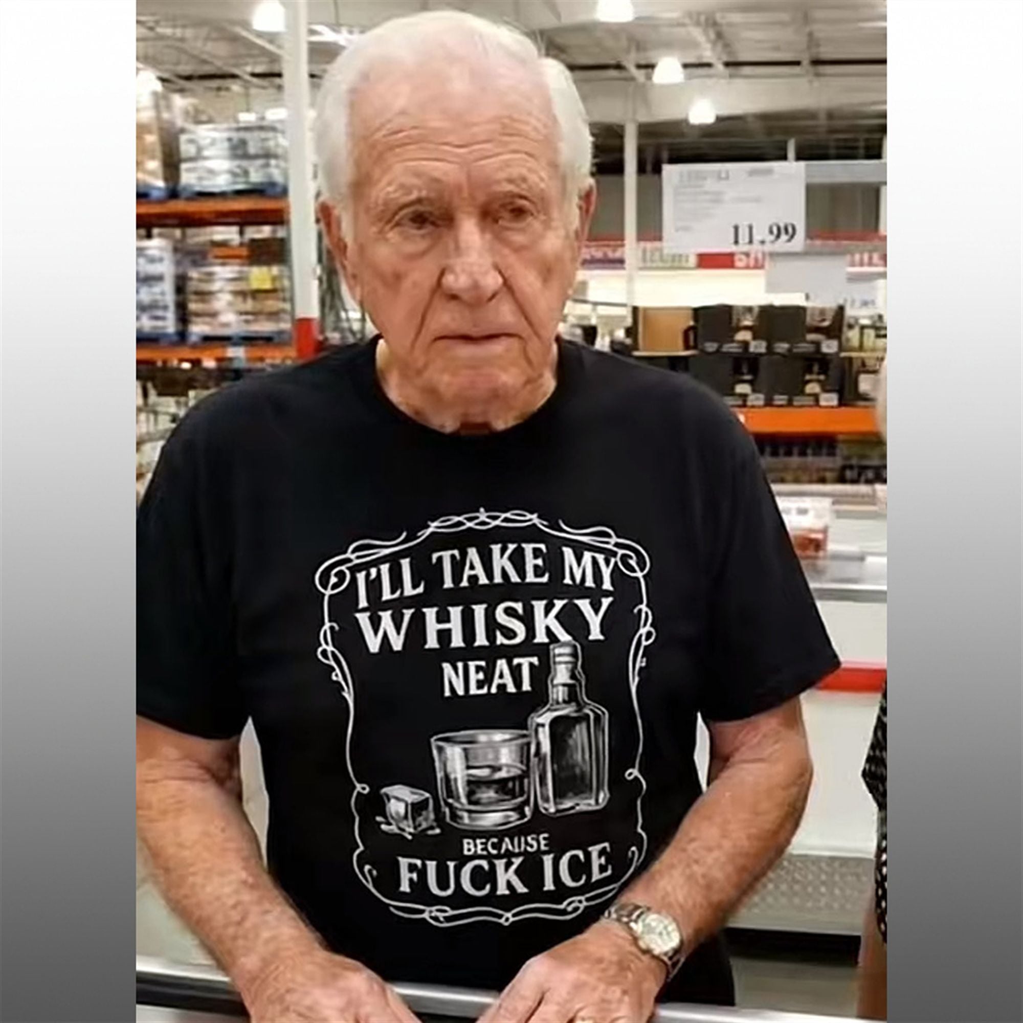 I'll Take My Whisky Neat Because FUCK ICE Shirt