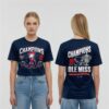 8 Ole Miss Rebels Champions 2026 Sugar Bowl Game Shirt