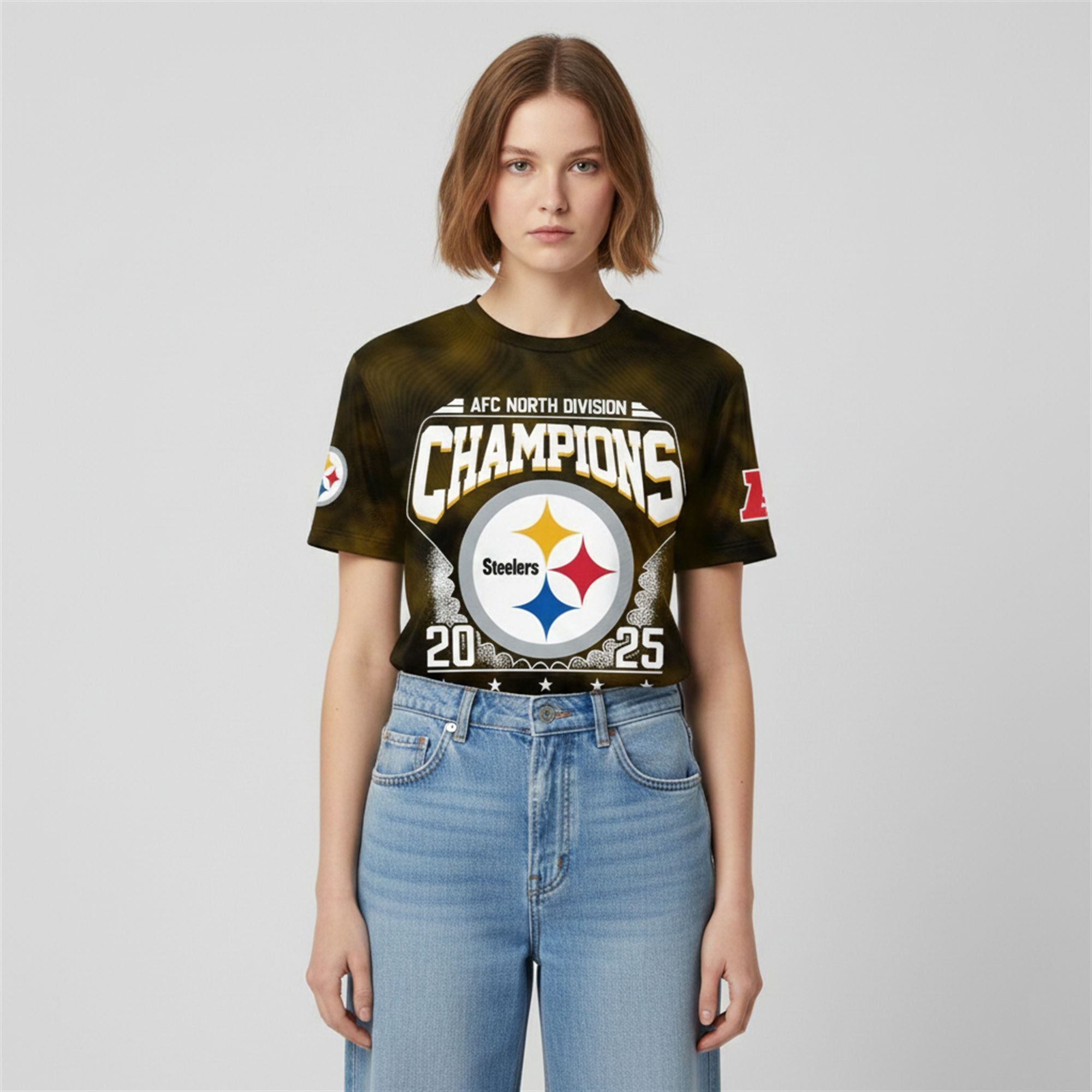 88 2025 AFC North Champions Steelers Shirt