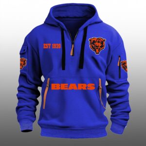 Bears EST 1920 Quarter Zip Hoodie 1
