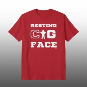 Aaron Matas Hoosiers Resting Cig Face Shirt 1