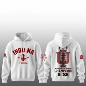 14 Hoosiers College Football National Champions 2026 Hoodie