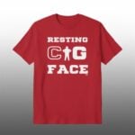 Aaron Matas Hoosiers Resting Cig Face Shirt