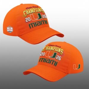 Hurricanes Fiesta Bowl Champions 2026 Hat 1