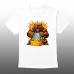 Angry Bear Grating Cheese Grater Hater Shirt