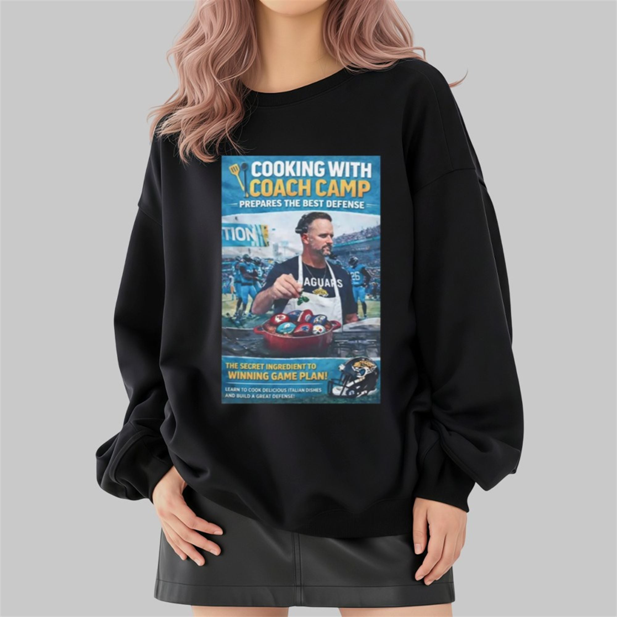 Antonio Johnson Jaguars Cooking With Coach Camp Shirt 4 Antonio Johnson Jaguars Cooking With Coach Camp Shirt 2 4