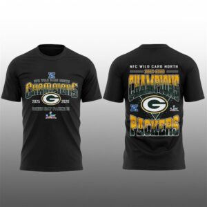 20 Packers Wild Card North Champions 2025 2026 Shirt
