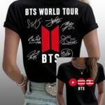 BTS 2026 World Tour RM Jin Suga J Hope Jimin Jung Kook Shirt
