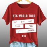 BTS World Tour RM Jin Suga J Hope Jimin Jung Kook Shirt