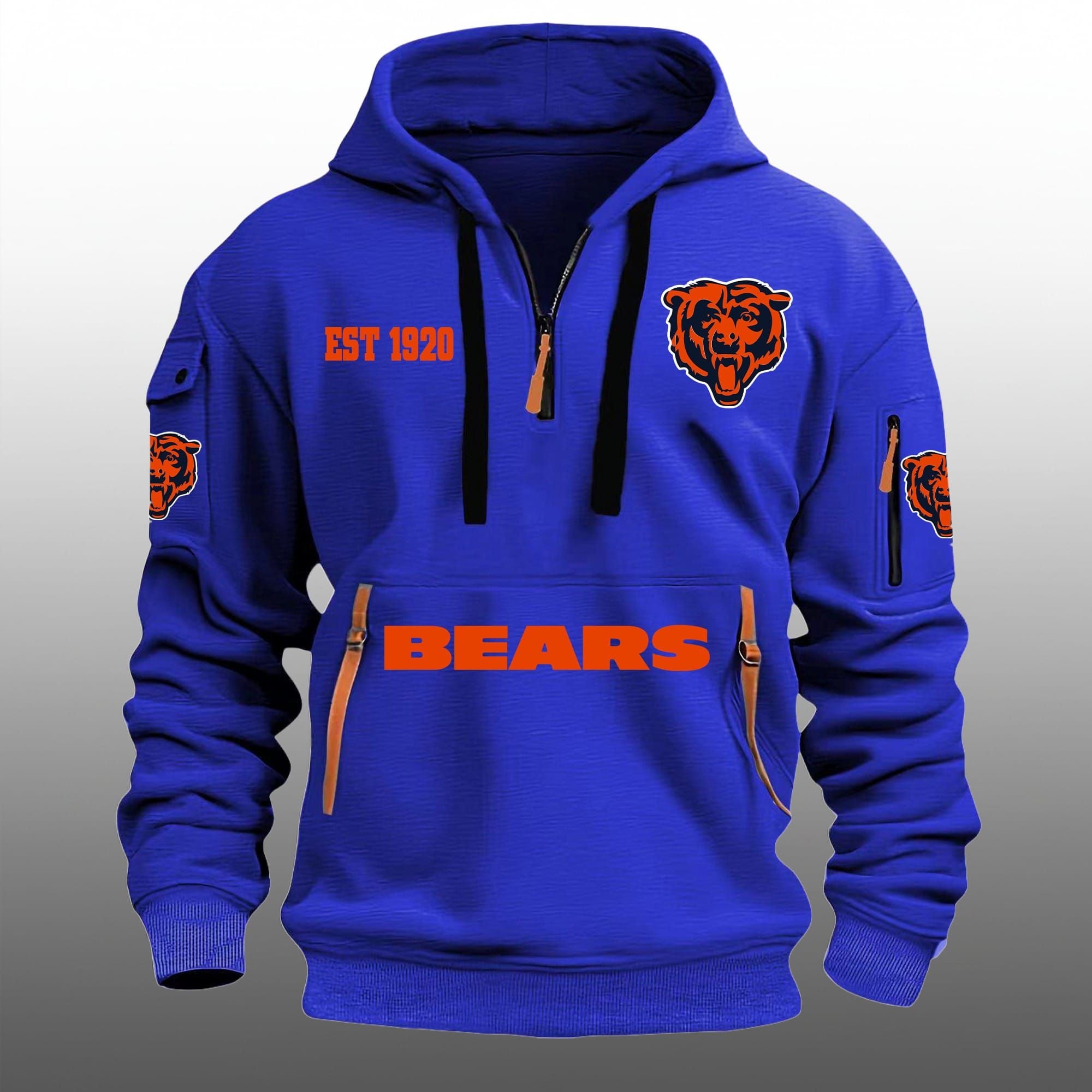 Bears EST 1920 Quarter Zip Hoodie 1 Bears EST 1920 Quarter Zip Hoodie 1