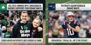 Bill Chisholm’s Shamrock Drake Maye Hoodie When Boston Basketball Meets Foxborough’s New Hope