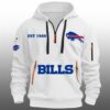 Bills EST 1960 Quarter Zip Hoodie 6